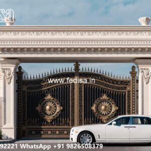 Normal Gate Design, Arched Wooden Gate Designs Ms Gate Fabrication | Entrance Gates Design