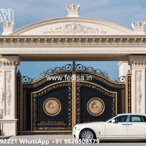 Factory Gate Design, Bi Fold Gate Design Ms Gate Fabrication | Entrance Gates Design
