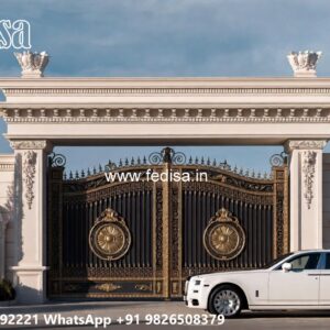 Iron Main Gate Design 2104, Simple Entrance Gate Design Ms Gate Fabrication | Entrance Gates Design