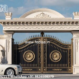 Main Entrance Gate Design, Two Door Gate Design Ms Gate Fabrication | Entrance Gates Design