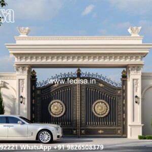 Iron Main Gate Design 2105, Sliding Gates For House Ms Gate Fabrication | Entrance Gates Design