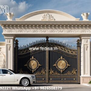 Wooden Gate Design For Home, House Gate Design Steel Ms Gate Fabrication | Entrance Gates Design