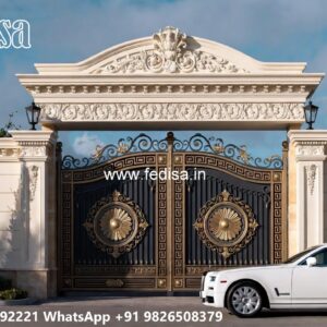Factory Gate Design, Wood And Steel Gate Design Ms Gate Fabrication | Entrance Gates Design