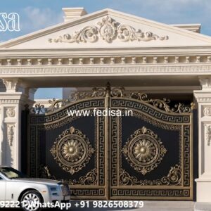 Grill Gate Colour, Cast Iron Design For Gate Ms Gate Fabrication | Entrance Gates Design