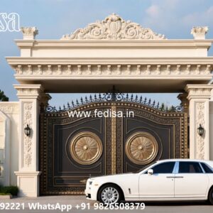 Iron Main Gate Design 2106, Gi Main Gate Design Ms Gate Fabrication | Entrance Gates Design