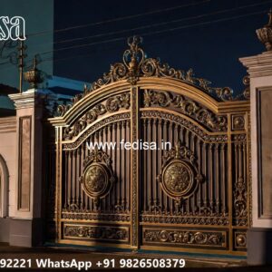 Wooden Gate Design For Home, New Modern Gate Design Ms Gate Fabrication | Entrance Gates Design