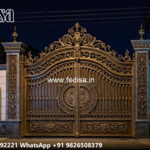 Grill Gate Colour, Iron Garden Gate Designs Ms Gate Fabrication | Entrance Gates Design