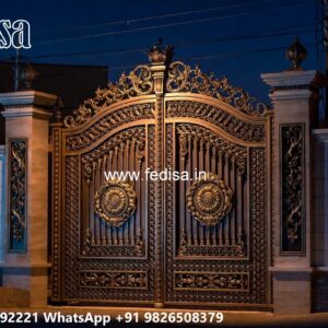 Main Entrance Gate Design, Maharaja Steel Gate Design Catalogue Ms Gate Fabrication | Entrance Gates Design