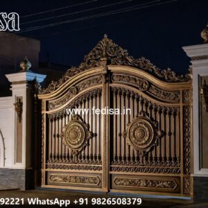 Grill Gate Colour, Steel Gate Sheet Design Ms Gate Fabrication | Entrance Gates Design