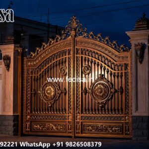 Iron Main Gate Design 2110, Main Gate Ss Design Ms Gate Fabrication | Entrance Gates Design