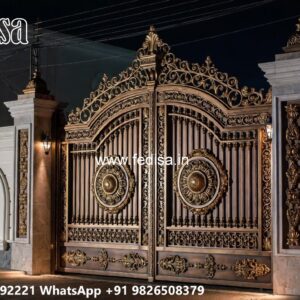 Main Entrance Gate Design, Iron Square Pipe Gate Design Ms Gate Fabrication | Entrance Gates Design