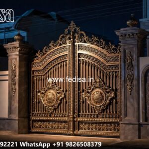 Grill Gate Colour, Main Gate Entry Design Ms Gate Fabrication | Entrance Gates Design