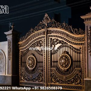 Wooden Gate Design For Home, Grill Gate Design For House Ms Gate Fabrication | Entrance Gates Design