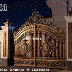 Grill Gate Colour, House Boundary Gate Design Ms Gate Fabrication | Entrance Gates Design