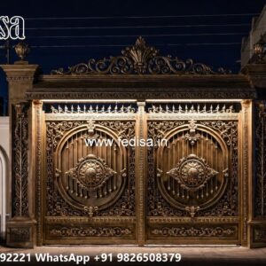 Grill Gate Colour, House Front Gate Wall Design Ms Gate Fabrication | Entrance Gates Design