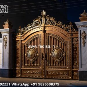 Iron Main Gate Design 2113, 4 By 6 Gate Design Ms Gate Fabrication | Entrance Gates Design
