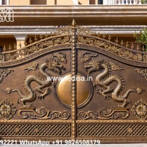Iron Main Gate Design 2114, Front Gate Simple Design Ms Gate Fabrication | Entrance Gates Design
