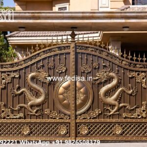 Factory Gate Design, Simple Main Gate Colour Ms Gate Fabrication | Entrance Gates Design