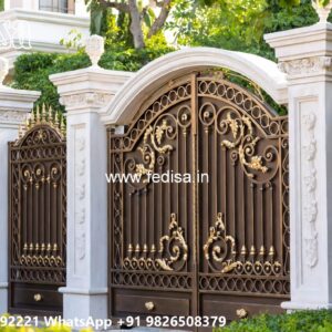 Wooden Gate Design For Home, Gate Door Design Modern Ms Gate Fabrication | Entrance Gates Design