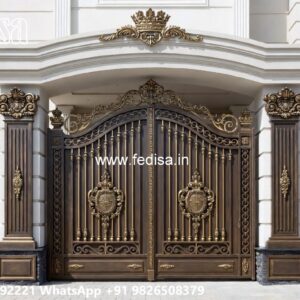 Iron Main Gate Design 2120, Front Compound Gate Design Ms Gate Fabrication | Entrance Gates Design
