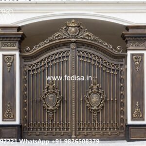 Wooden Gate Design For Home, Sliding Gate Ka Design Ms Gate Fabrication | Entrance Gates Design