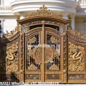Wooden Gate Design For Home, Indian Front Gate Design Ms Gate Fabrication | Entrance Gates Design