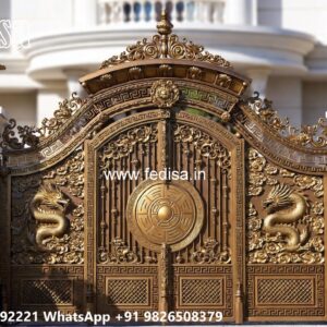 Factory Gate Design, Rectangular Tube Gate Design Ms Gate Fabrication | Entrance Gates Design