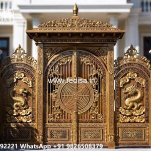 Iron Main Gate Design 2123, Main Gate Design Stainless Steel Ms Gate Fabrication | Entrance Gates Design