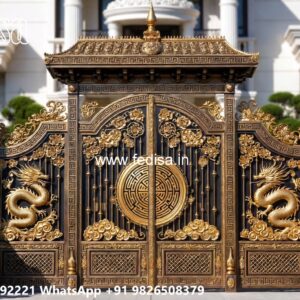 Normal Gate Design, Sliding Compound Gate Ms Gate Fabrication | Entrance Gates Design