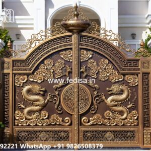 Factory Gate Design, Double Sliding Gate Design Ms Gate Fabrication | Entrance Gates Design