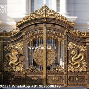 Iron Main Gate Design 2124, Iron Gate Design Double Door Ms Gate Fabrication | Entrance Gates Design