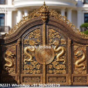 Grill Gate Colour, Grill Boundary Wall Ms Gate Fabrication | Entrance Gates Design