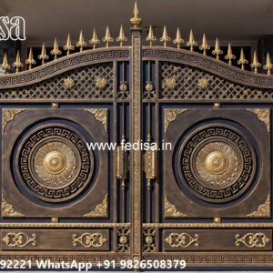 Iron Main Gate Design 2126, English Gate Design Ms Gate Fabrication | Entrance Gates Design