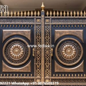 Wooden Gate Design For Home, Front Gate Door Design Ms Gate Fabrication | Entrance Gates Design