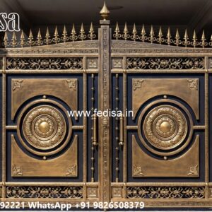 Gi Gate Design, Compound Wall Design With Gate Ms Gate Fabrication | Entrance Gates Design