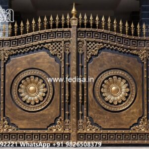 Wooden Gate Design For Home, Gate Design 6 Feet Ms Gate Fabrication | Entrance Gates Design