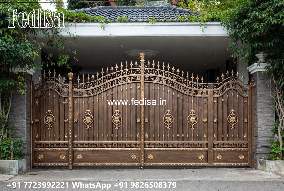 Grill Gate Colour, Classic Main Gate Design Ms Gate Fabrication | Entrance Gates Design