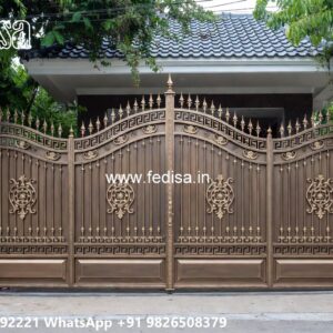 Men Gate Ke Design, Single Gate Colour Ms Gate Fabrication | Entrance Gates Design