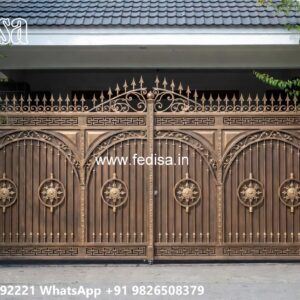 Iron Main Gate Design 2137, Main Gate Mirror Design Ms Gate Fabrication | Entrance Gates Design