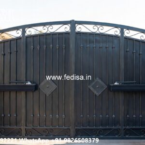 Wooden Gate Design For Home, Farm House Main Gate Ms Gate Fabrication | Entrance Gates Design