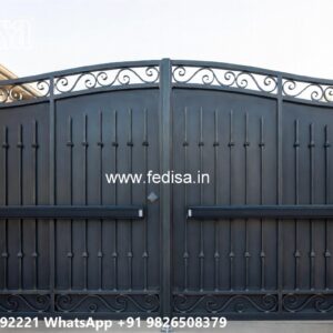 Iron Pipe Gate Design Catalogue, Gate Design With Boundary Wall Ms Gate Fabrication | Entrance Gates Design