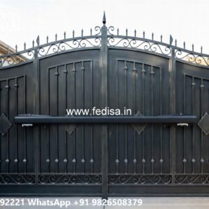Iron Main Gate Design 2138, Main Gate Design 2026 Sliding Ms Gate Fabrication | Entrance Gates Design