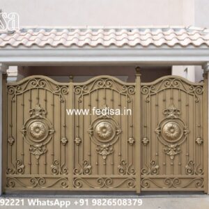 Grill Gate Colour, House Main Door Design Iron Ms Gate Fabrication | Entrance Gates Design