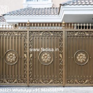 Grill Gate Colour, Steel Gate Frame Design Ms Gate Fabrication | Entrance Gates Design