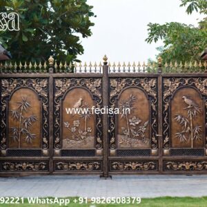 Iron Pipe Gate Design Catalogue, House Main Gate Wall Design Ms Gate Fabrication | Entrance Gates Design
