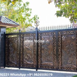 Men Gate Ke Design, Round Main Gate Design Ms Gate Fabrication | Entrance Gates Design