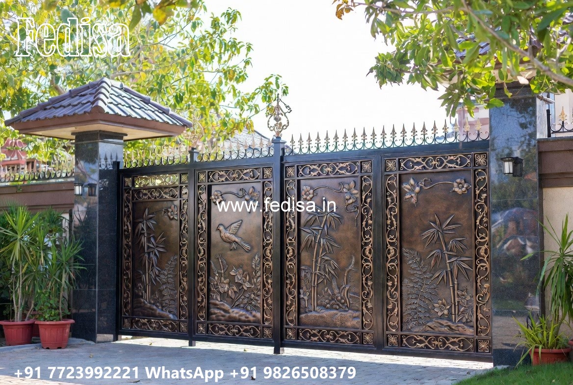 Men Gate Ke Design, Round Main Gate Design Ms Gate Fabrication | Entrance Gates Design