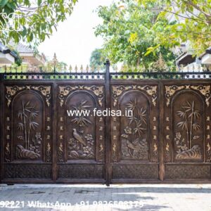 Factory Gate Design, Gate Laser Cutting Ms Gate Fabrication | Entrance Gates Design