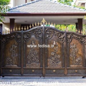 Factory Gate Design, Main Gate Round Design Ms Gate Fabrication | Entrance Gates Design