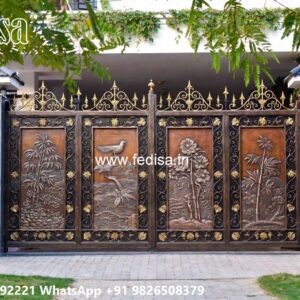 Factory Gate Design, Home Outdoor Gate Design Ms Gate Fabrication | Entrance Gates Design